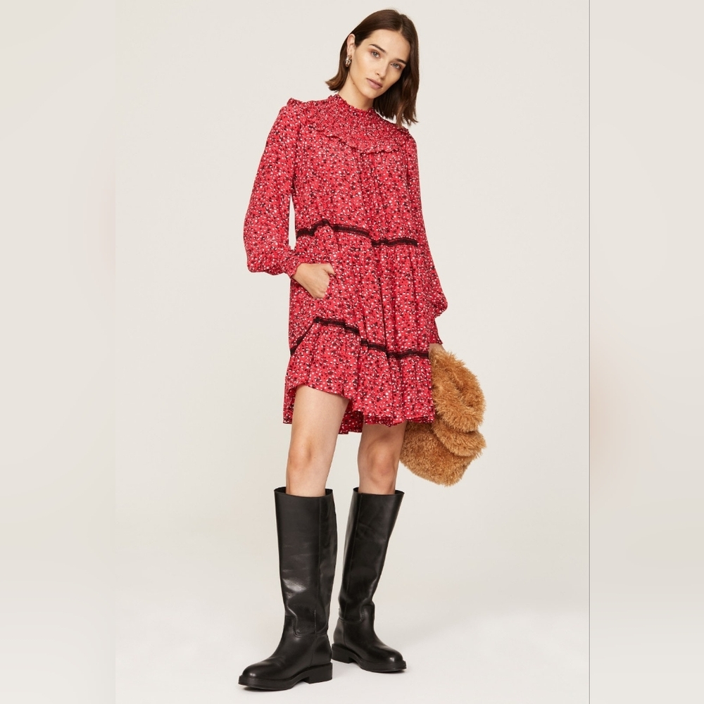 Scotch & Soda Red Floral Dress